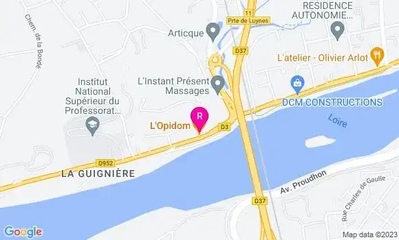 Localisation Restaurant  L