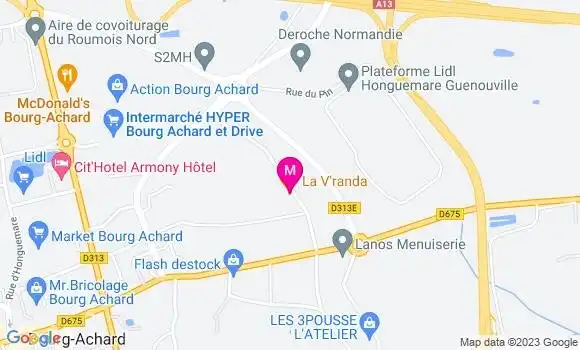 Localisation Restaurant  La V