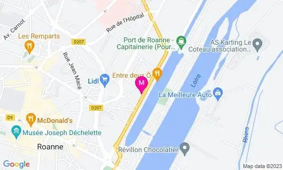Localisation Restaurant  La Capitaine Rit