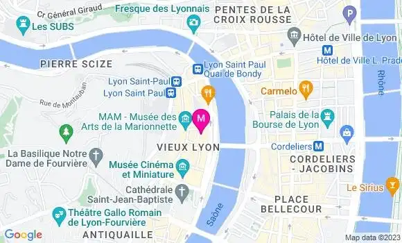 Localisation Restaurant  La Maison Charlotte