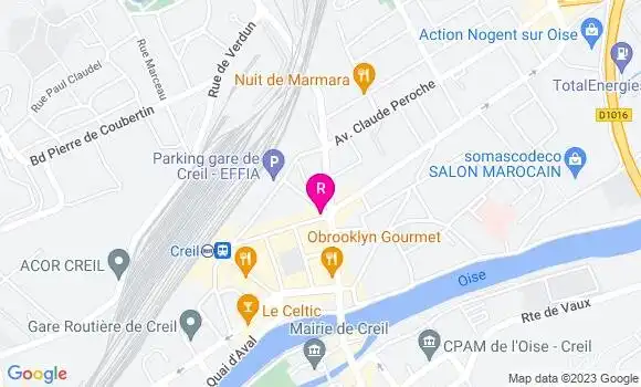 Localisation Restaurant  Aux 3 Canons