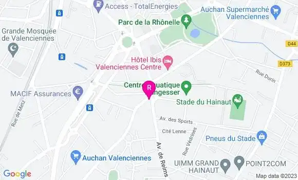 Localisation Brasserie du Stade