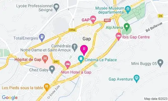 Localisation Restaurant  La Case à Max