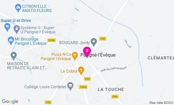 Localisation Crêperie L