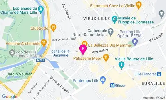 Localisation Restaurant  Chez Brigitte