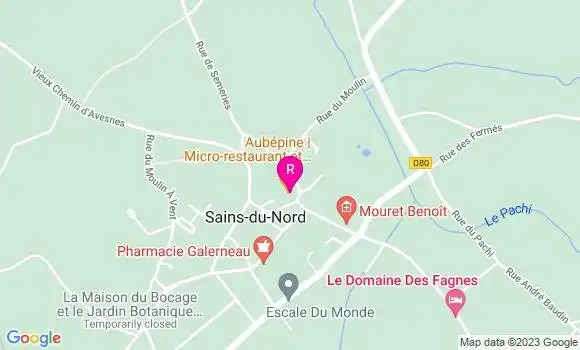 Localisation Restaurant  Aubépine