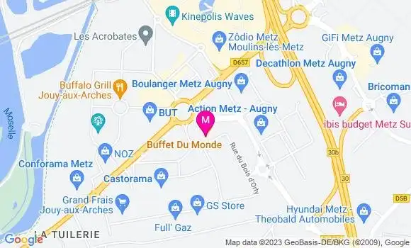 Localisation Restaurant  Buffet du Monde