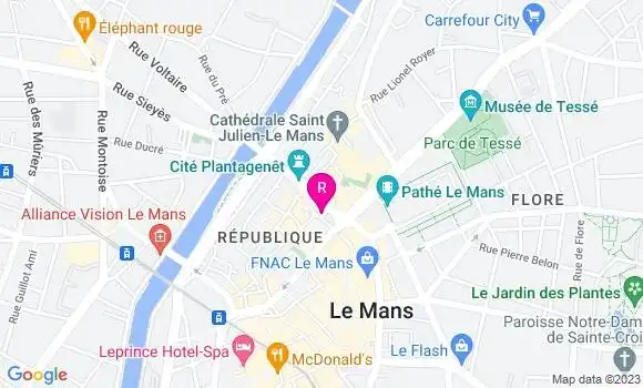Localisation Restaurant  Maison Gathi