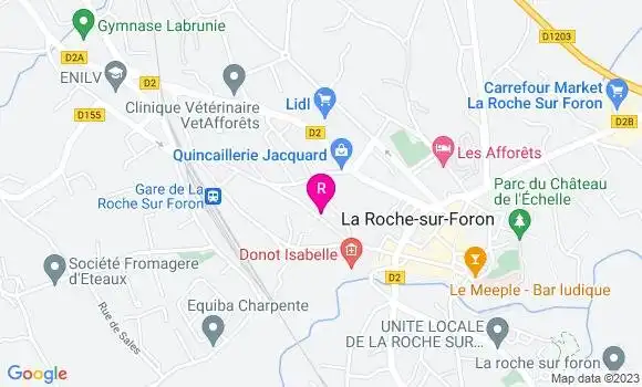 Localisation Pizzeria L