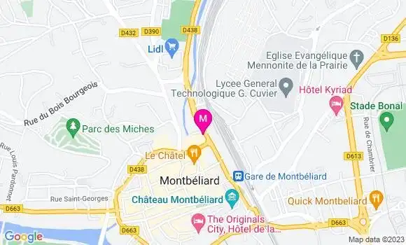 Localisation Restaurant Turc Le Mia
