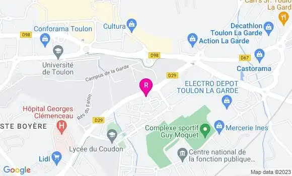 Localisation Restaurant  Le 77