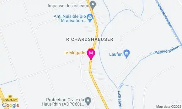 Localisation Restaurant  Le Mogador
