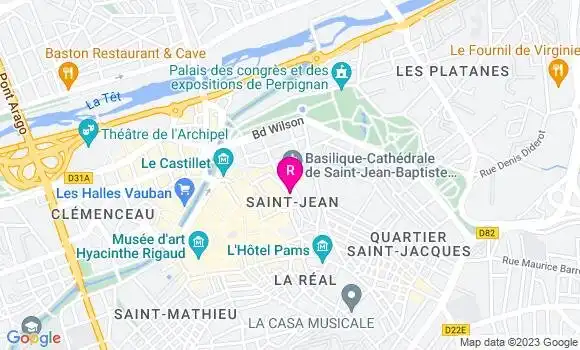 Localisation Restaurant  Martine Fait Sa Cuisine