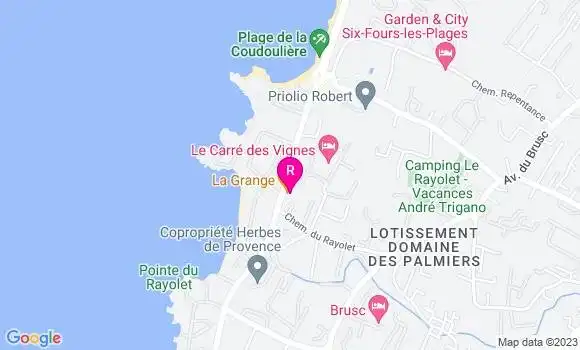Localisation Restaurant  La Grange