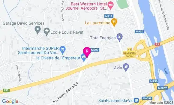Localisation Restaurant Asiatique La Fontaine d