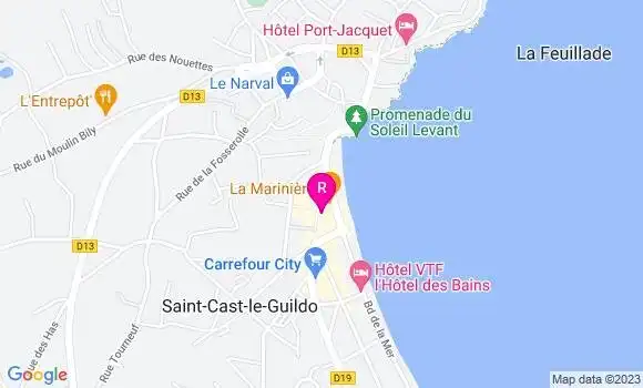 Localisation Restaurant  La Table de Jean