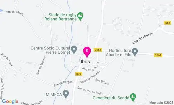 Localisation Restaurant  Les Platanes d