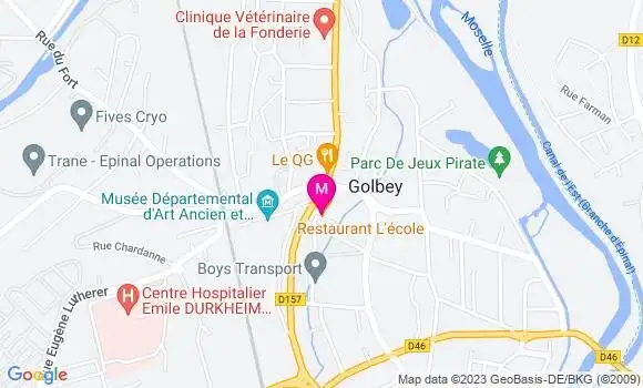 Localisation Restaurant  L
