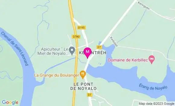 Localisation Pizzeria La Chaloupe