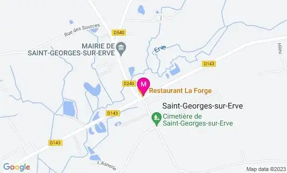 Localisation Restaurant  La Forge