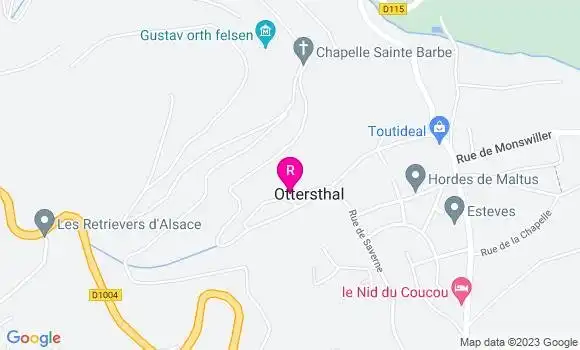 Localisation Restaurant  Au Tilleul