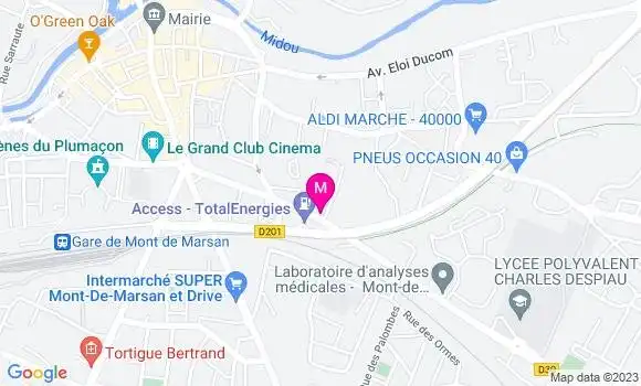 Localisation Restaurant  Le Shaad