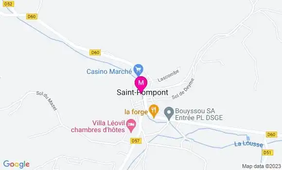 Localisation Restaurant  La Forge
