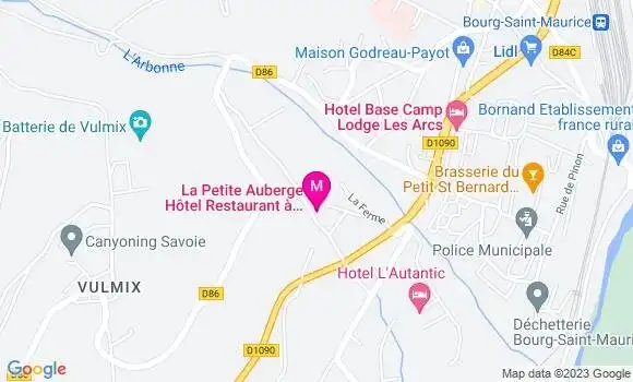 Localisation La Petite Auberge