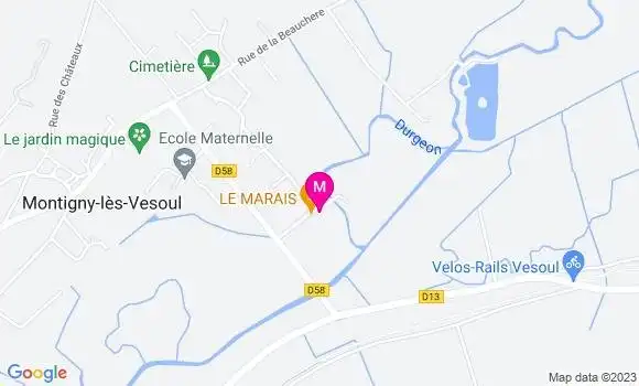 Localisation Restaurant Lounge Le Marais
