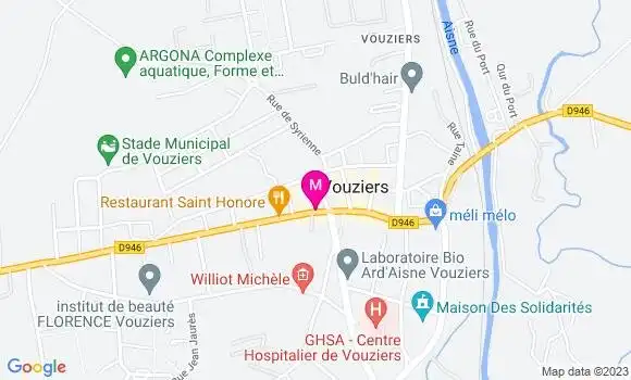 Localisation Restaurant  Pizza Bueno