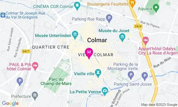 Localisation Restaurant  Le Colmar