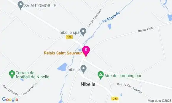 Localisation Restaurant  Relais Saint Sauveur