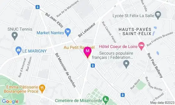 Localisation Restaurant  Au Petit Raphaël