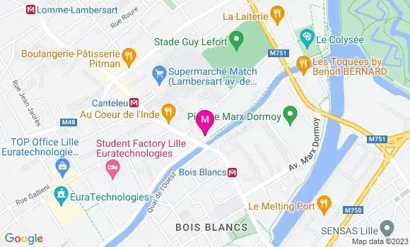 Localisation Restaurant  Le Quai