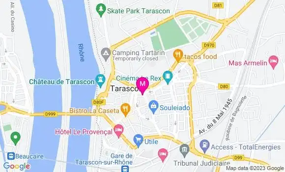 Localisation Le Bistrot des Anges