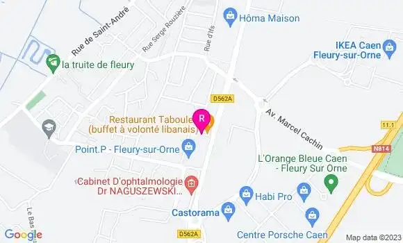 Localisation Restaurant  Tabouleh
