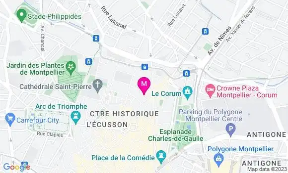 Localisation Le Café de la Panacée