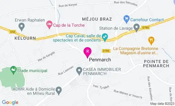 Localisation Restaurant  O Resto du Bourg