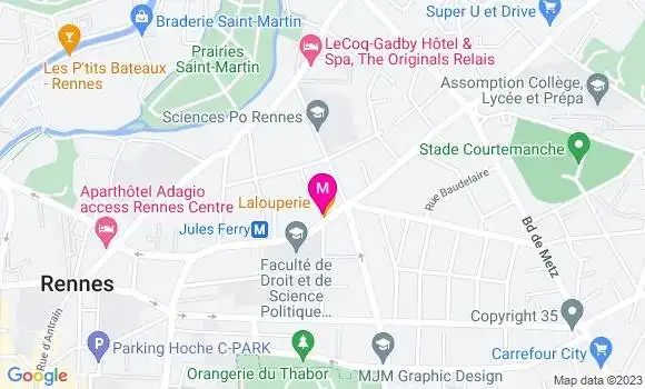 Localisation Restaurant Tapas Lalouperie