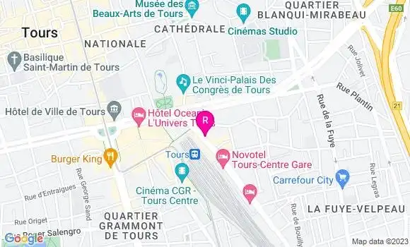 Localisation Café Cafe de la Gare