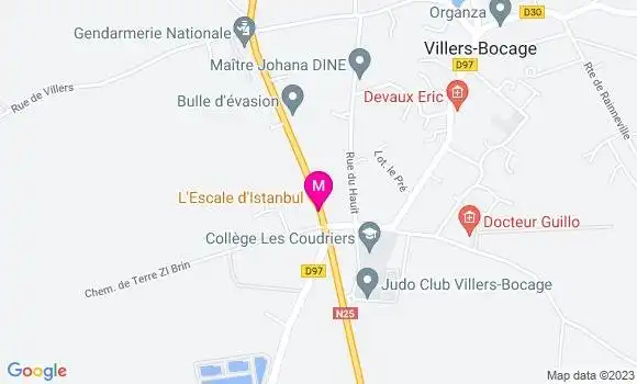Localisation Restaurant  L