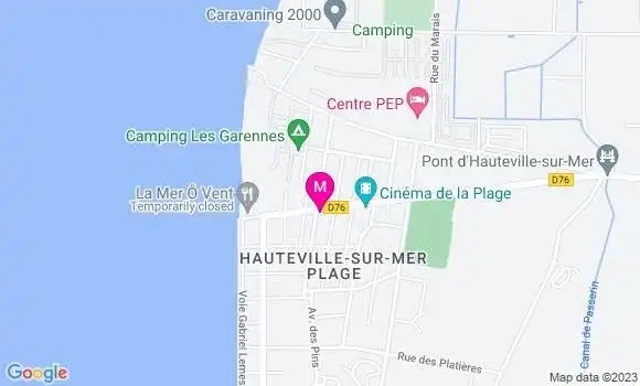Localisation Restaurant Bar Le Carpe Diem