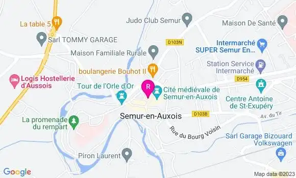 Localisation Restaurant  Aux Vieux Pavés