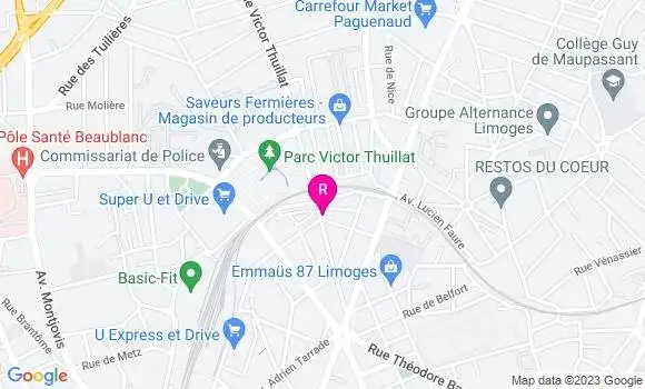 Localisation Restaurant Africain Couleurs d