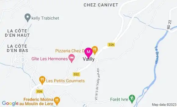 Localisation Restaurant  Au Brevon