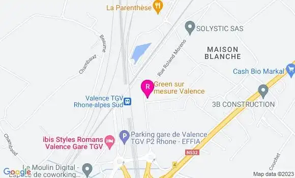 Localisation Restaurant  Green sur Mesure