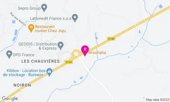 Localisation Restaurant Bar Brouhaha