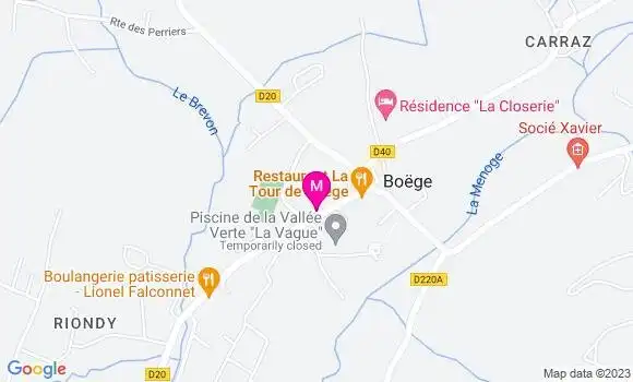 Localisation Pizzeria Les Gourmands