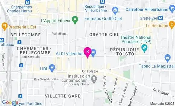 Localisation Restaurant  Carte Blanche