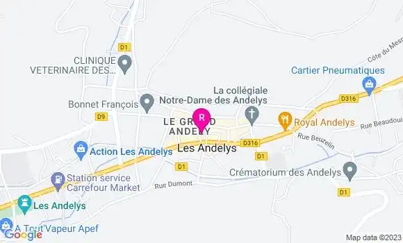 Localisation Restaurant  Le Retro